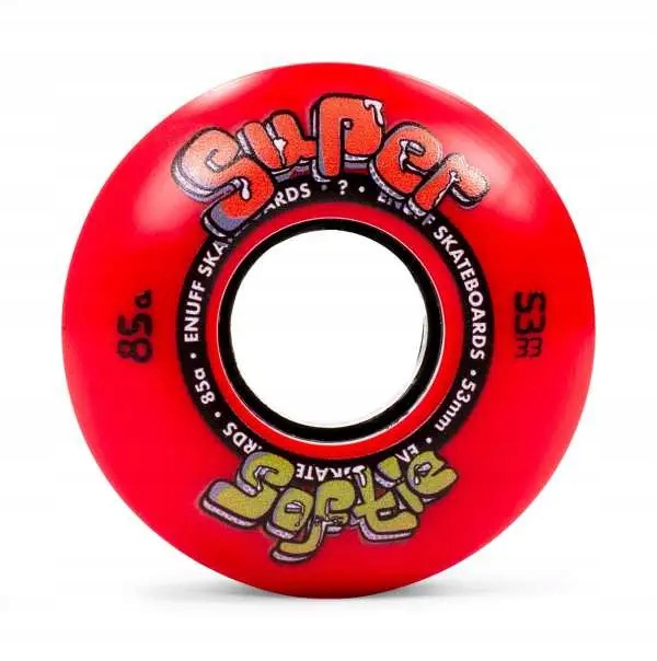 Enuff Softie kolečka pro skateboard Červená 53 mm 85A