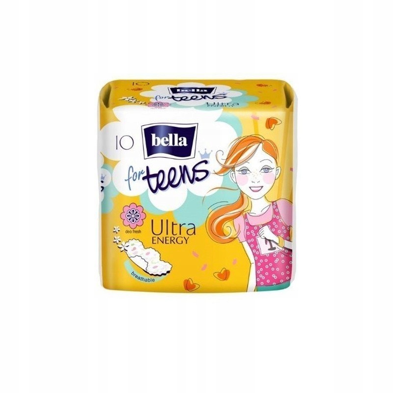 

Podpaski Bella For Teens Ultra Energy 10szt.