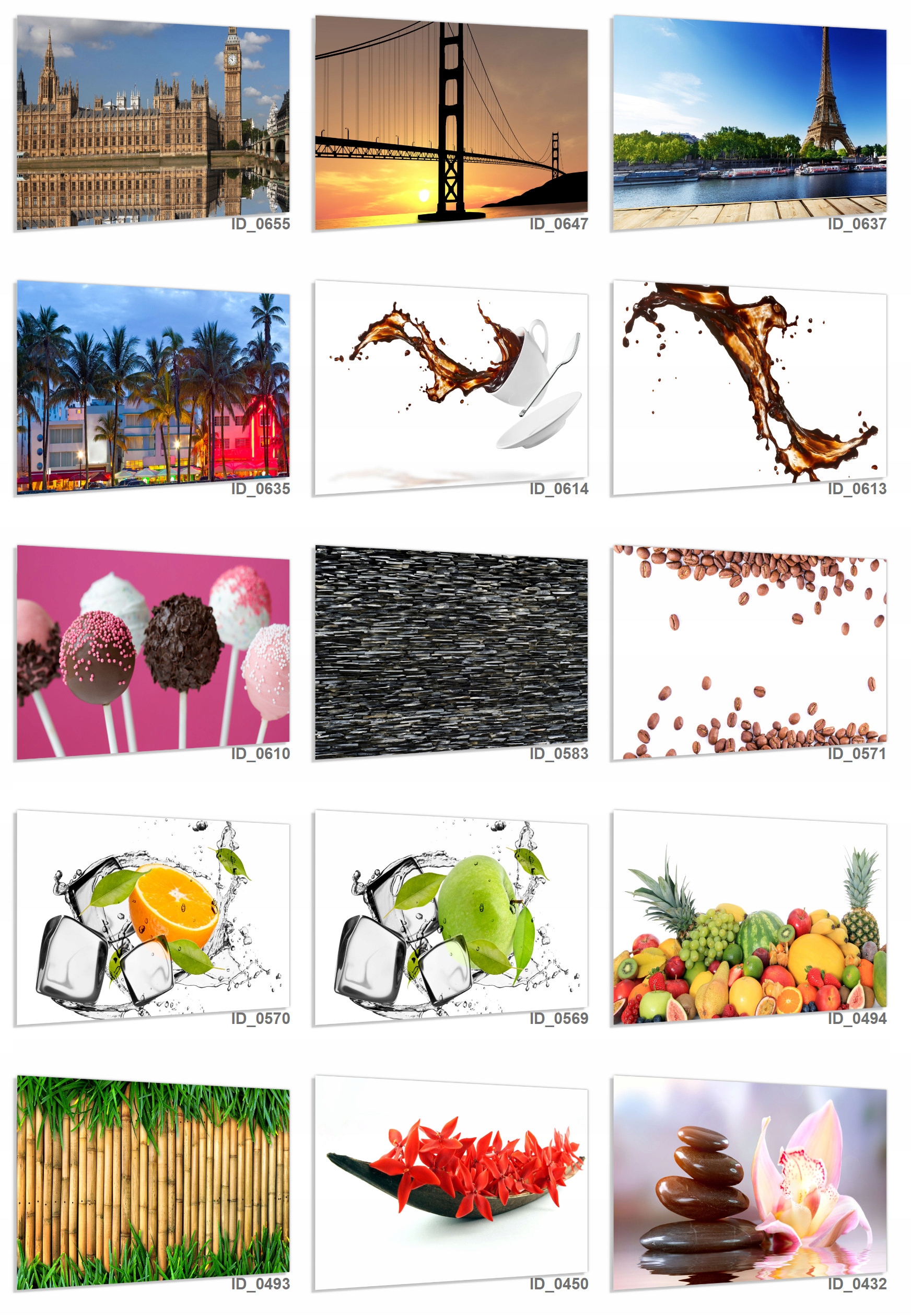 Panel szklany hartowany 90x70 Zielona trawa + KLEJ Kształt prostokątny