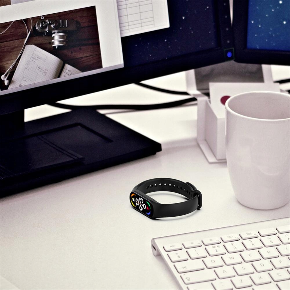 PASEK DO XIAOMI MI BAND 5 6 7 OPASKA MIBAND KOLORY Szerokość 15 mm