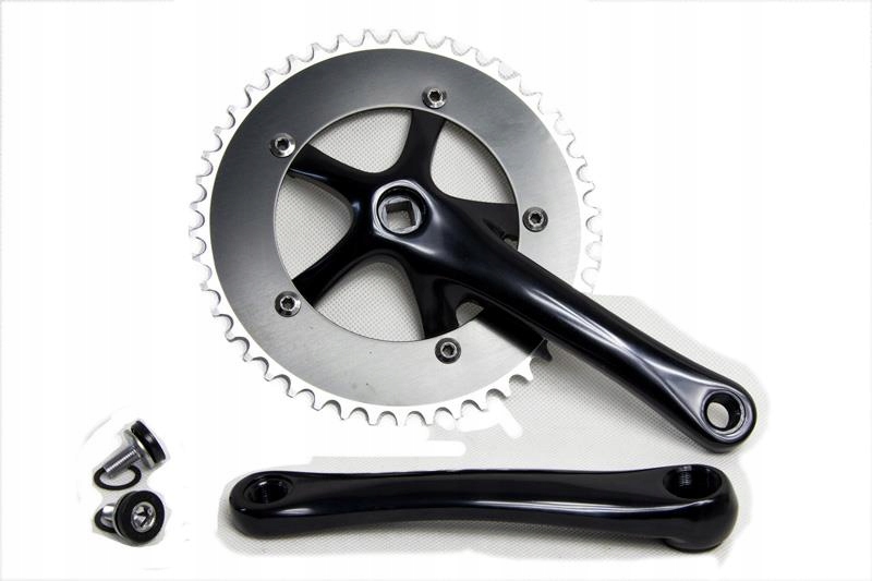 MECH. KORB. 1/8" 46T ALU CZARNY