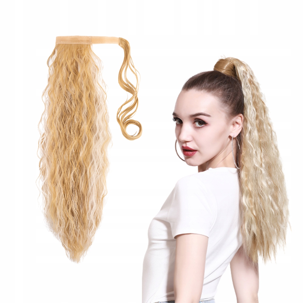 Připínací Culík 60 cm vroubkovaný blond #86/60