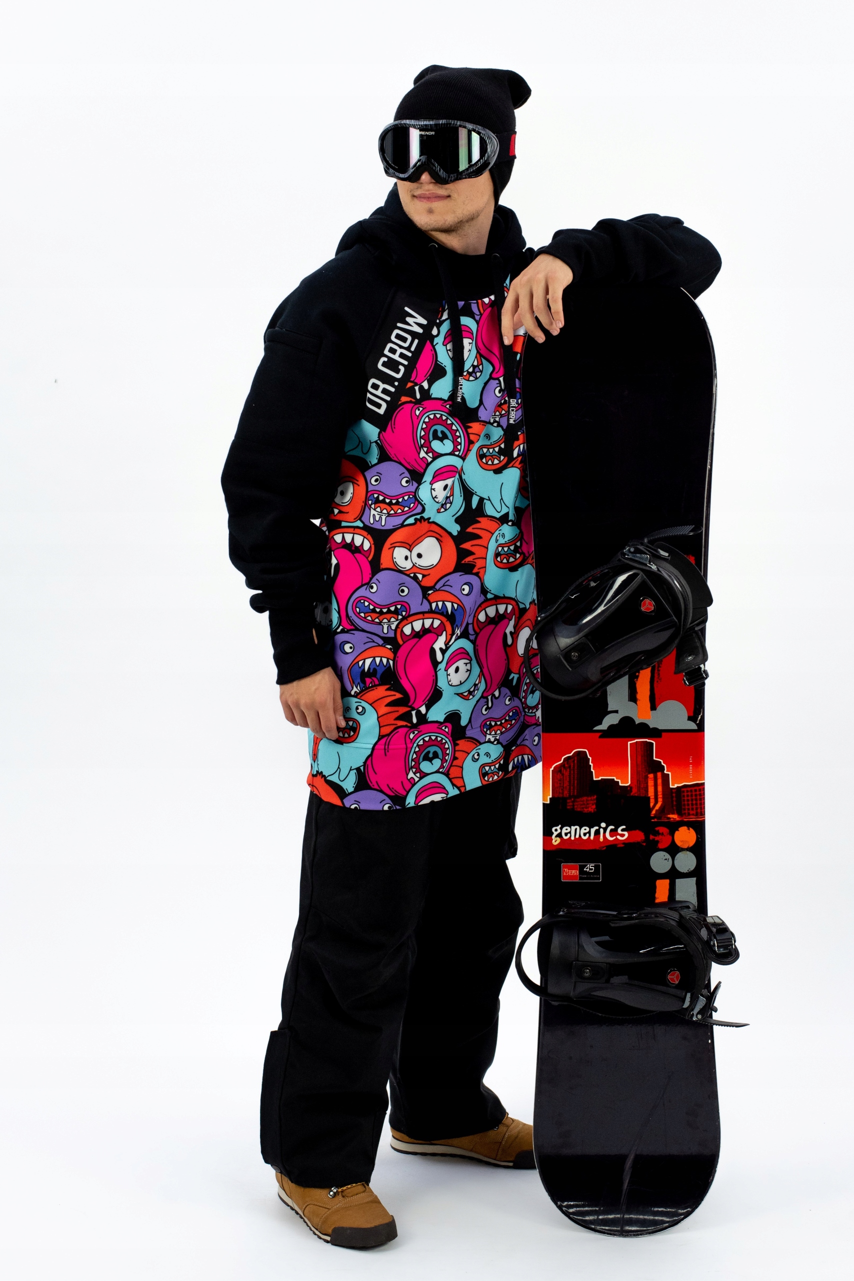 Męska Bluza Snowboardowa Colorful Monsters L
