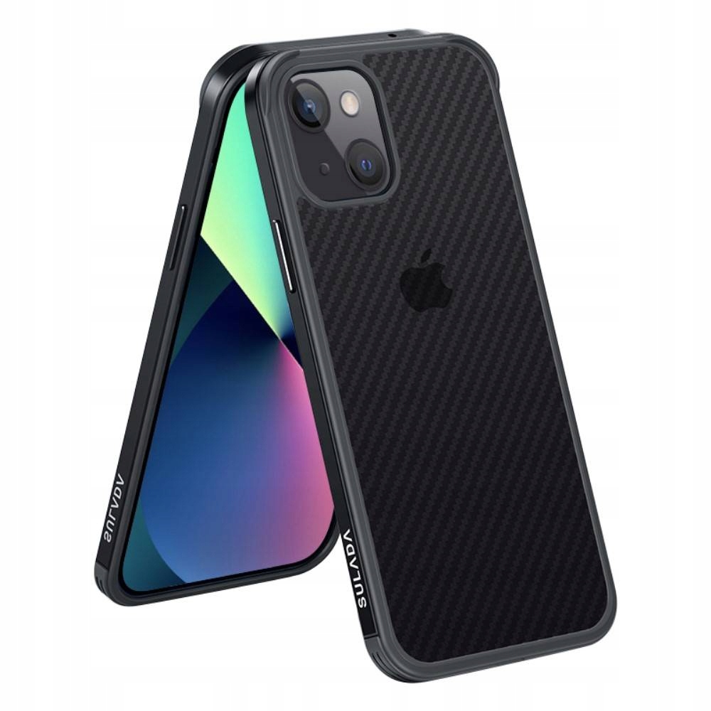 

Etui Karbon Pancerne do Iphone 13 Mini +szkło