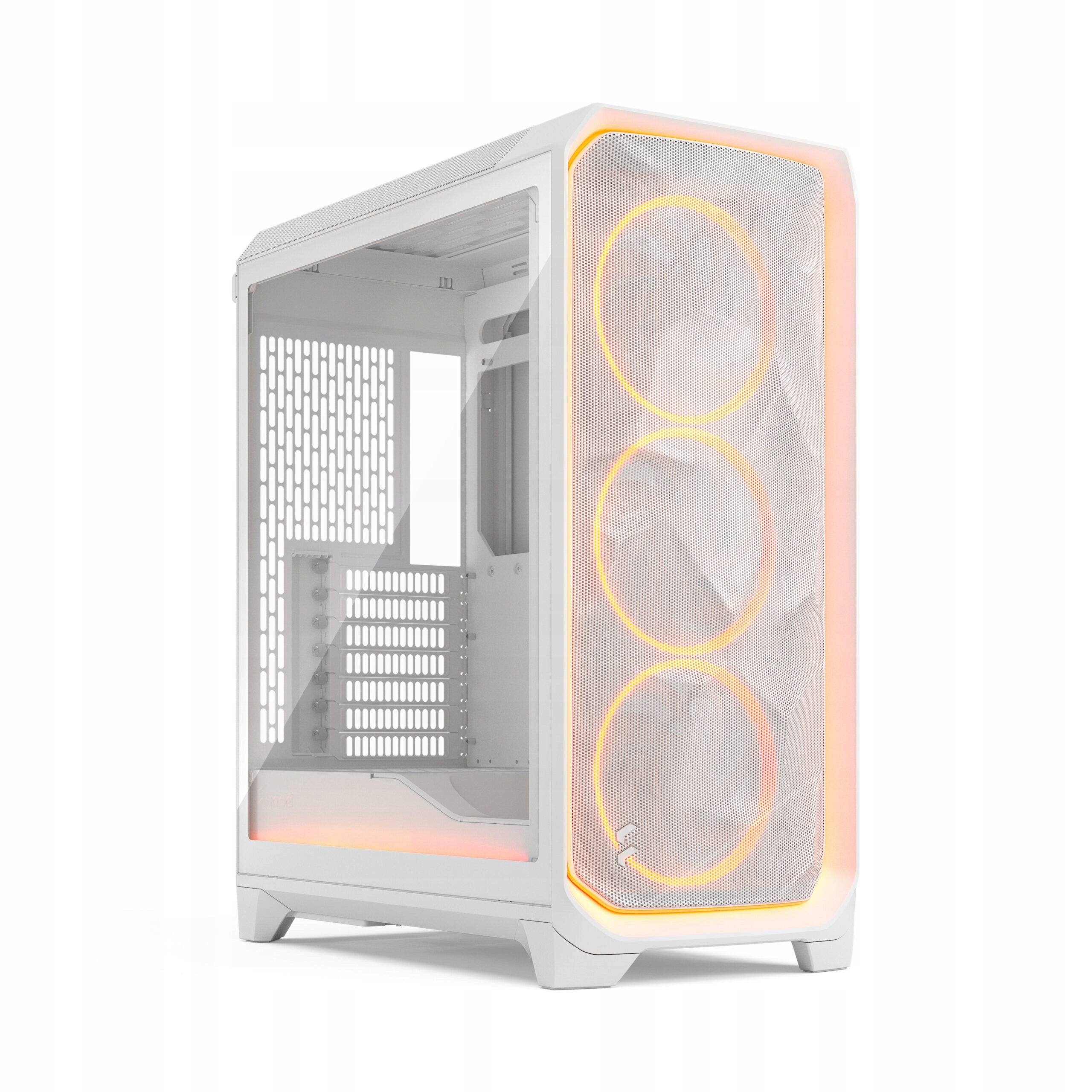 Fractal Design Meshify 3 Ambience Pro Rgb White Tg Clear Tint Atx Pow