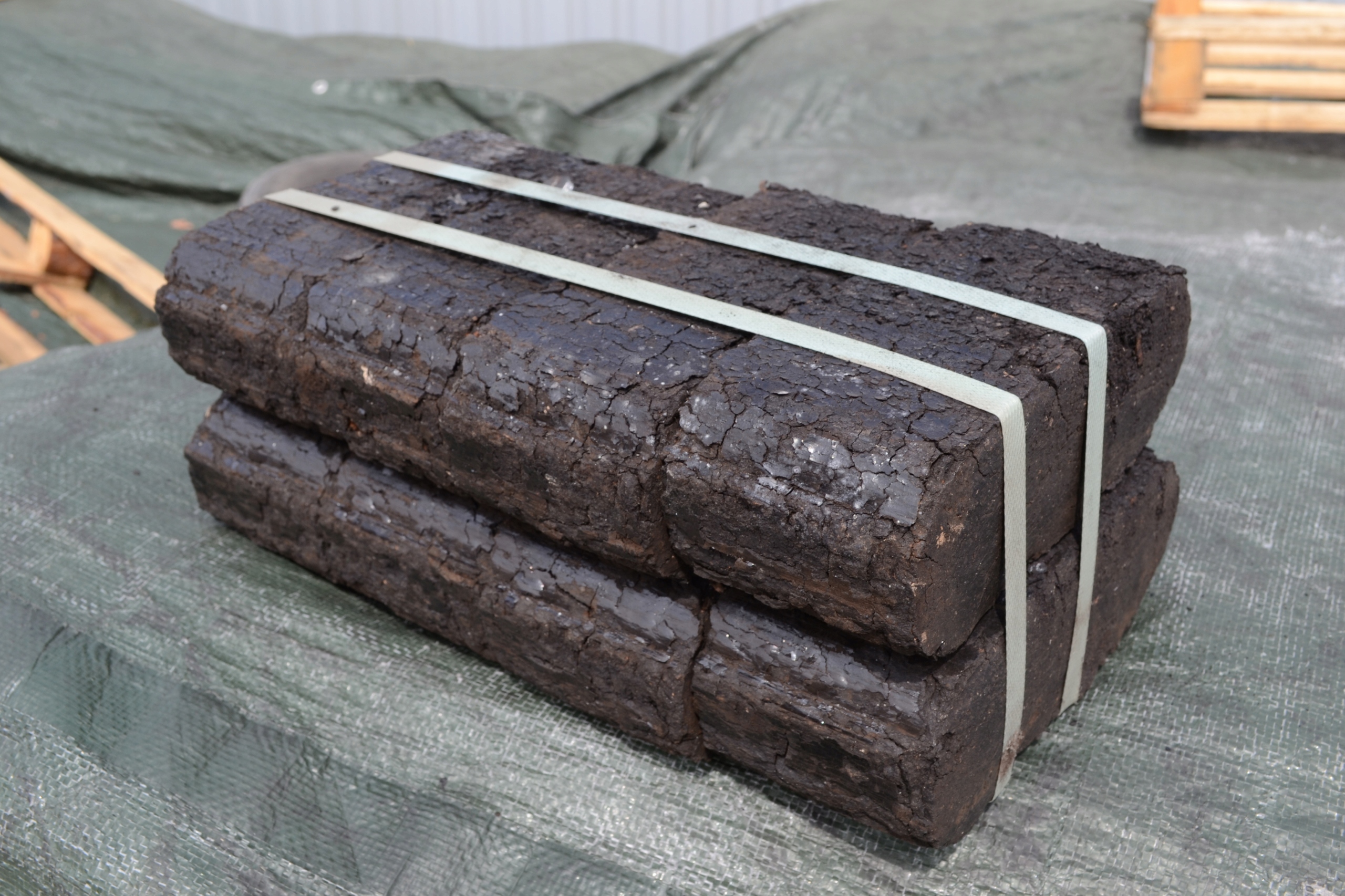 Brykiet TORFOWY węgiel 500 kg TANI OPAŁ Marka TORF