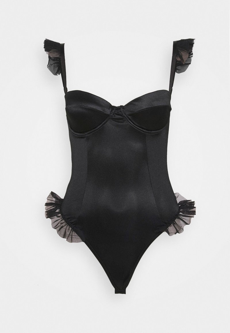 OW Intimates Body czarne koronka M