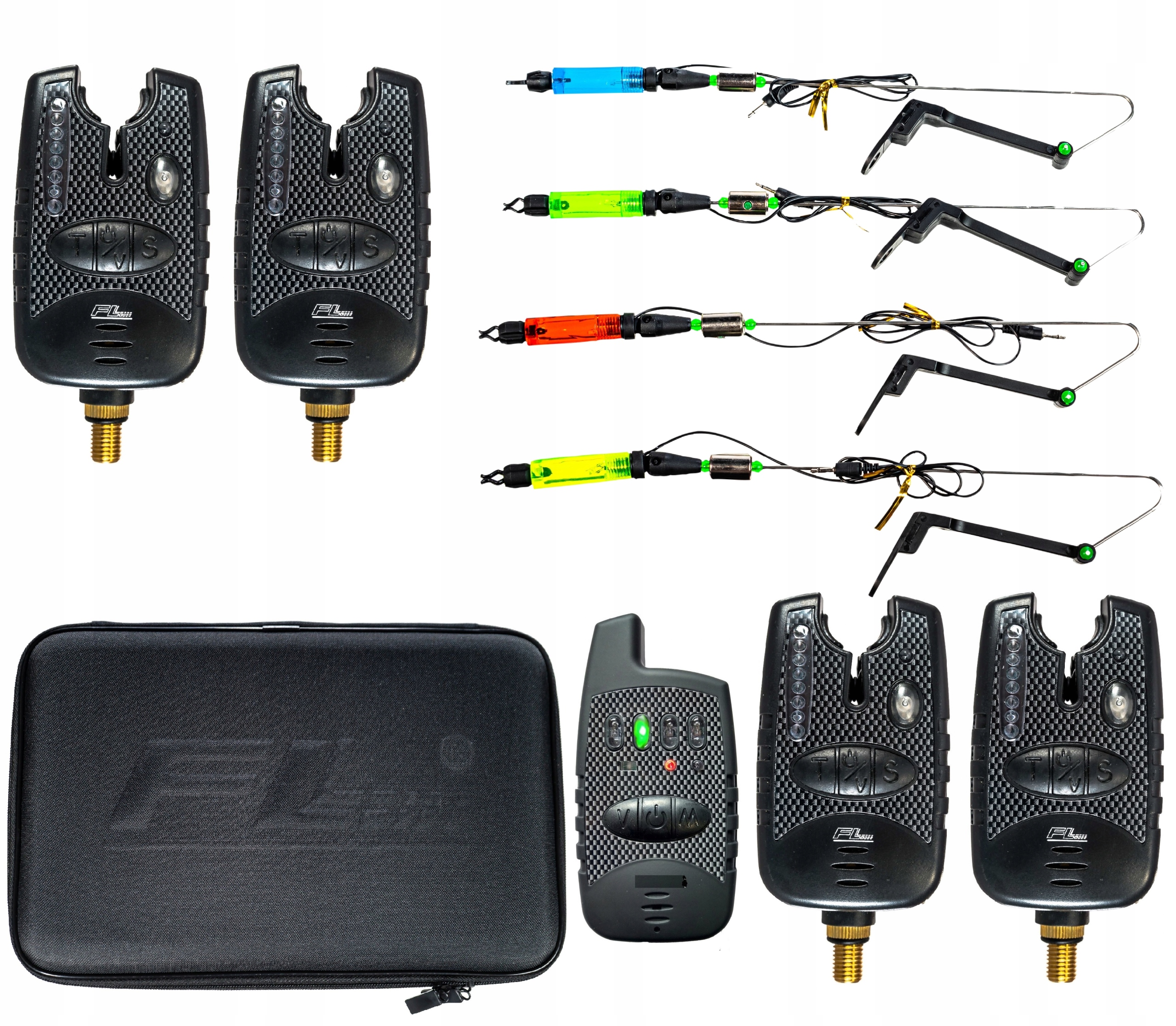 Zestaw 4x Sygnalizator brań Centralka 4x Swinger