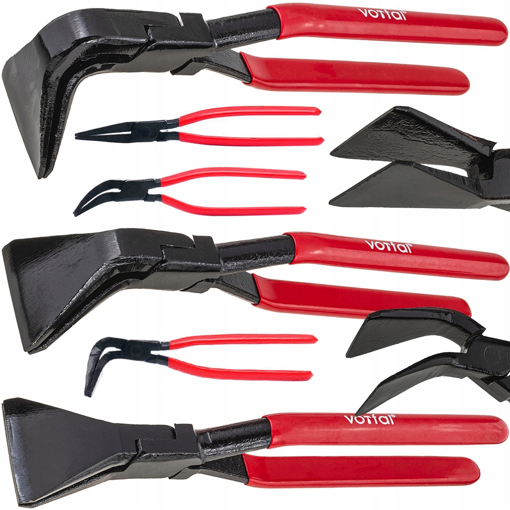 Szczypce Dekarskie Kleszcze Cęgi Blacharskie do gięcia blachy proste gięte