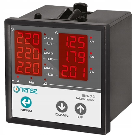 3-fázové digitální panelové měřiče Multimetr proudu Napětí Indikátor frekve