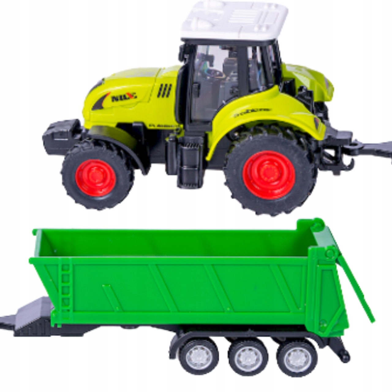 

Traktor Z Przyczepą Farma Ciągnik Rolnicze Napęd