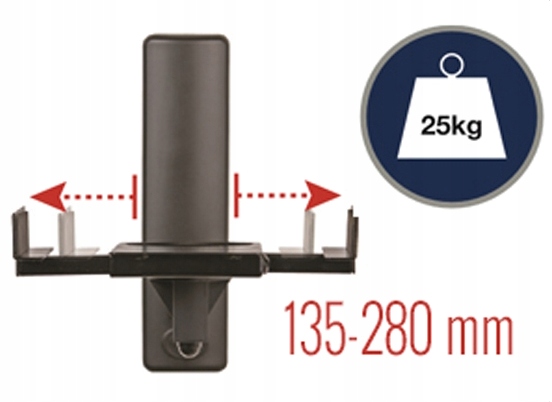 UCHWYTY DO GŁOŚNIKÓW B-TECH BT77 CZARNY (PARA) Marka B-Tech