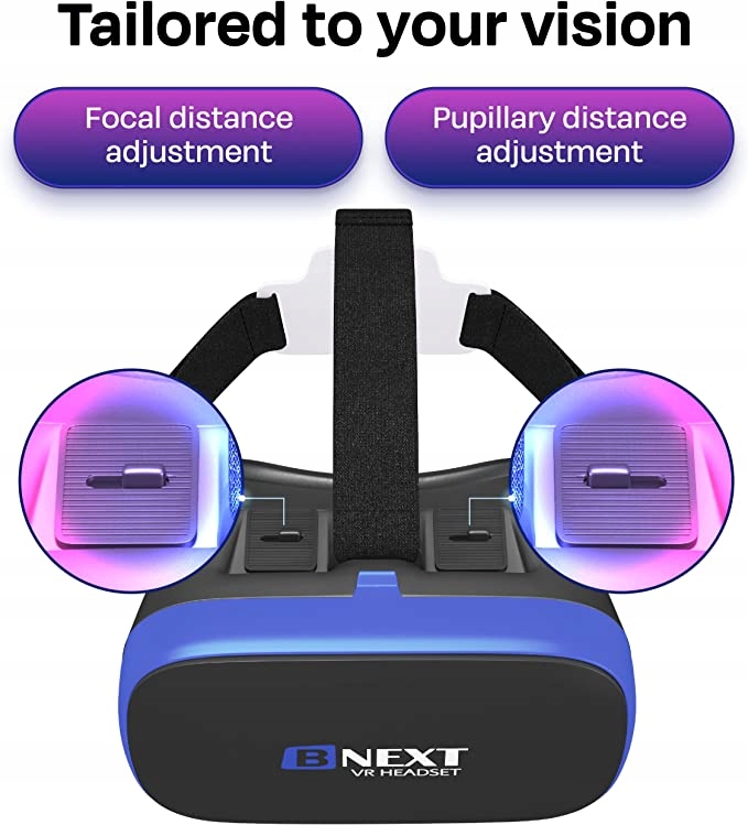Okulary VR BNEXT Virtual Reality 3D PREMIUM Stan opakowania otwarte