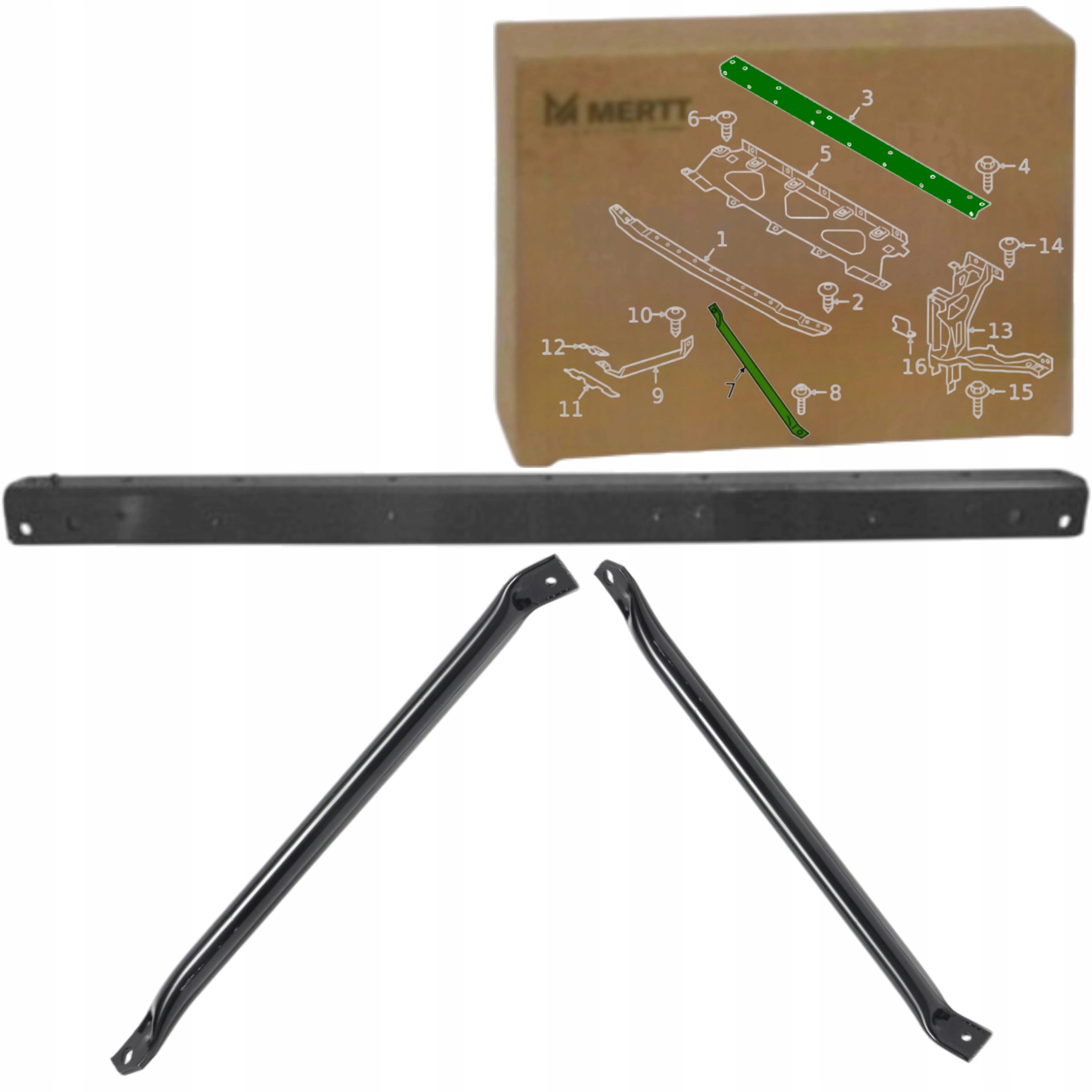 Bmw X5 X6 G05 G06 G07 Horní Nosník Přední Příčná výztuha Držák V