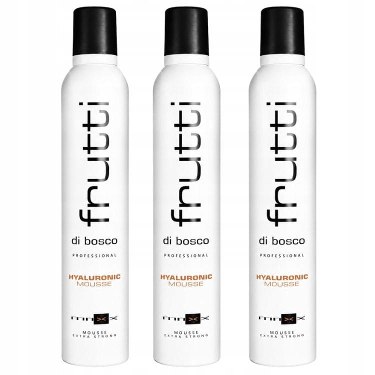 3X Frutti DI Bosco Hyaluronic Mousse Extra Silná Pěna Na Vlasy 400 ML