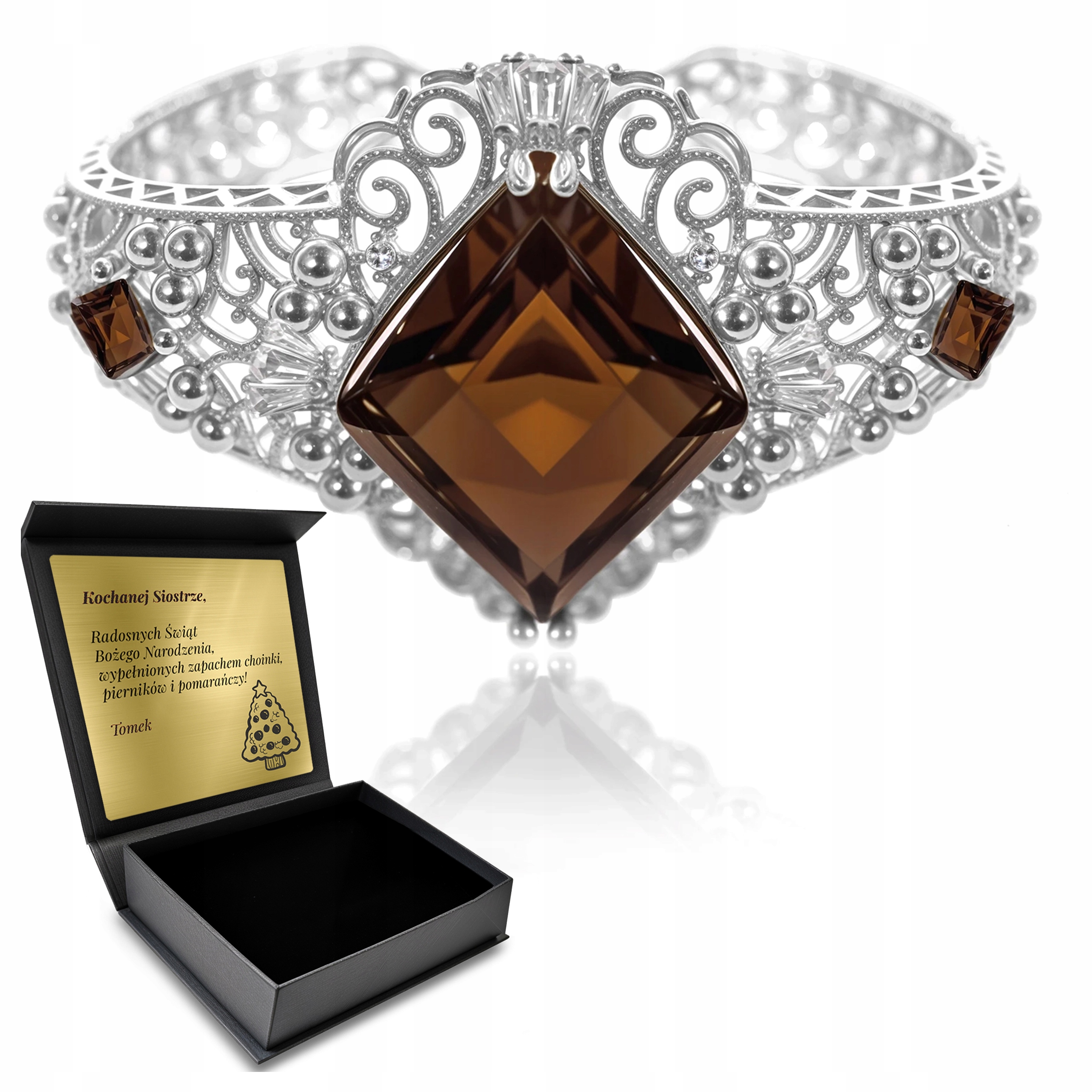 Stříbrný Náramek 925 S Velkým Nastavitelným Náramkem Gravírování