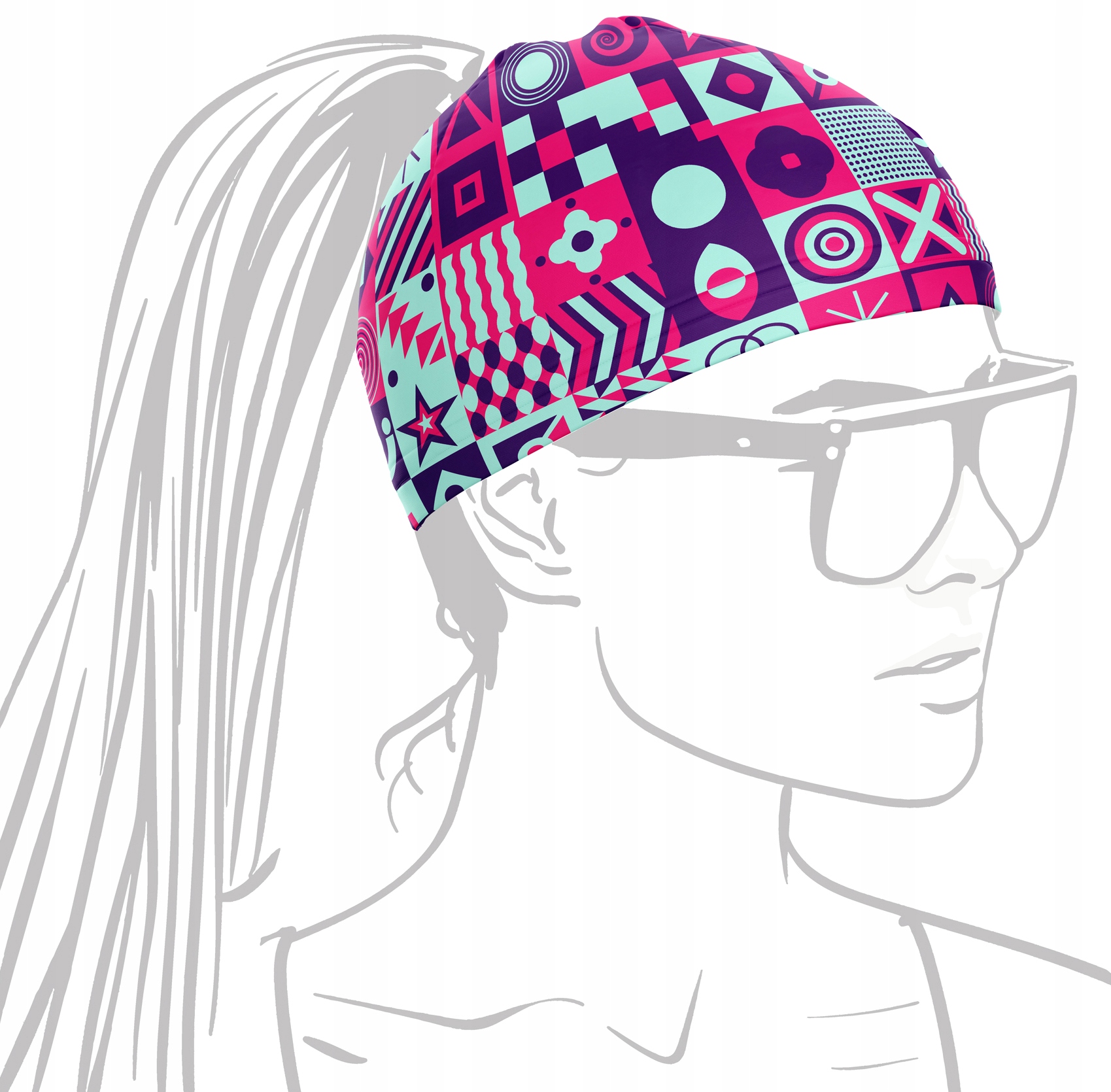 Czapka Termoaktywna Sportowa z Otworem na Kucyk