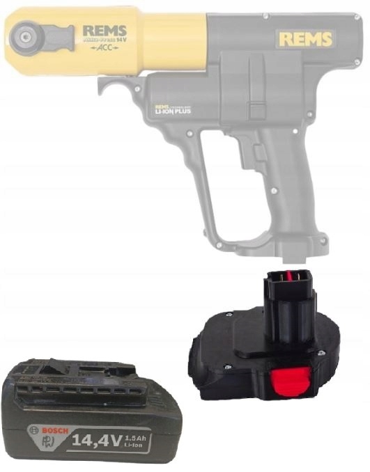 Adapter baterii Rems Roller 14.4V na Bosch Gba 14,4V