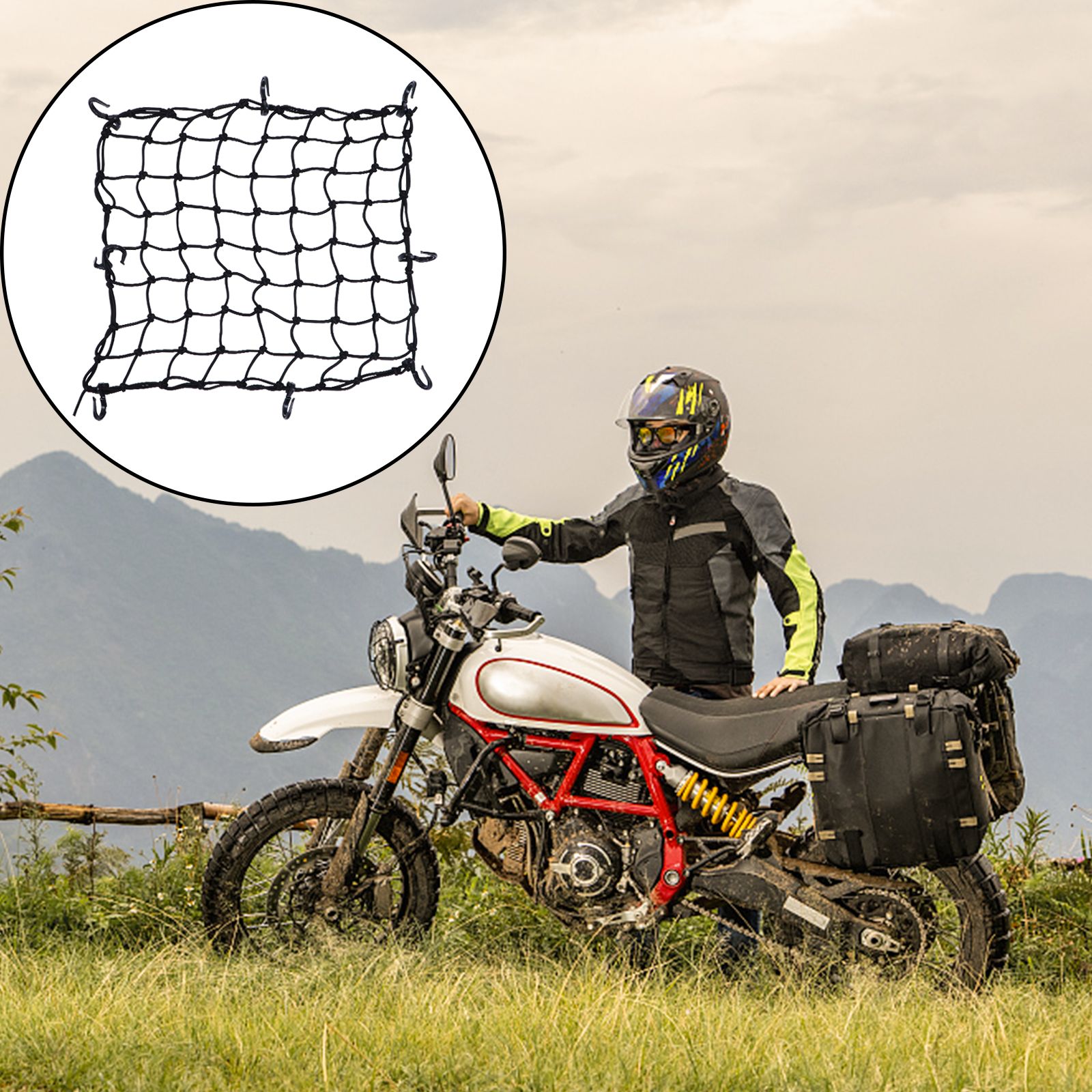 TORBA BAGAŻOWA Z SIATKĄ ROWEROWA KIESZEŃ SAMOCHODOWA CARGO NA DACHU Producent części Inny