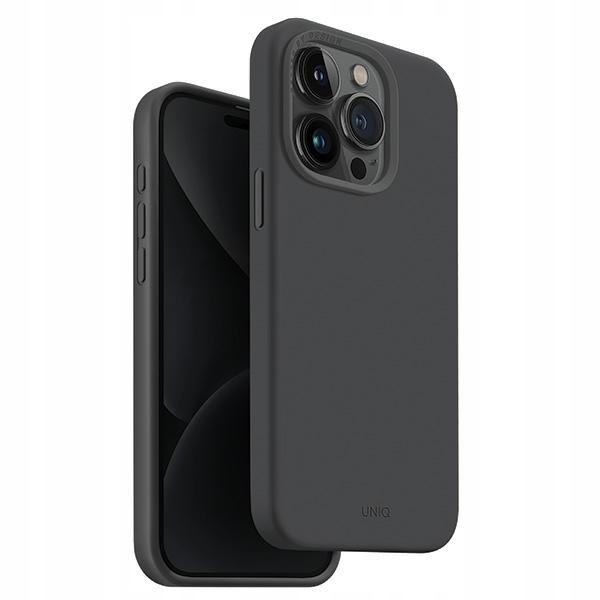 Pouzdro pro iPhone 15 Pro Uniq MagClick Šedé