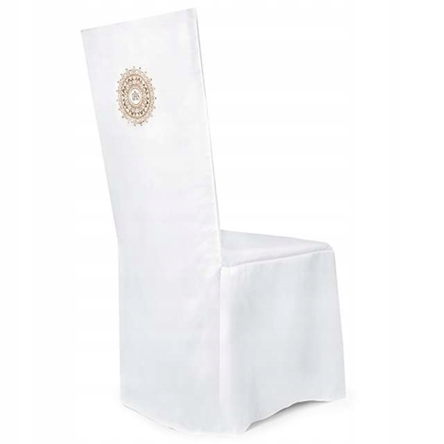 

Pokrowiec satynowy na krzesło Hostia Komunia Ihs