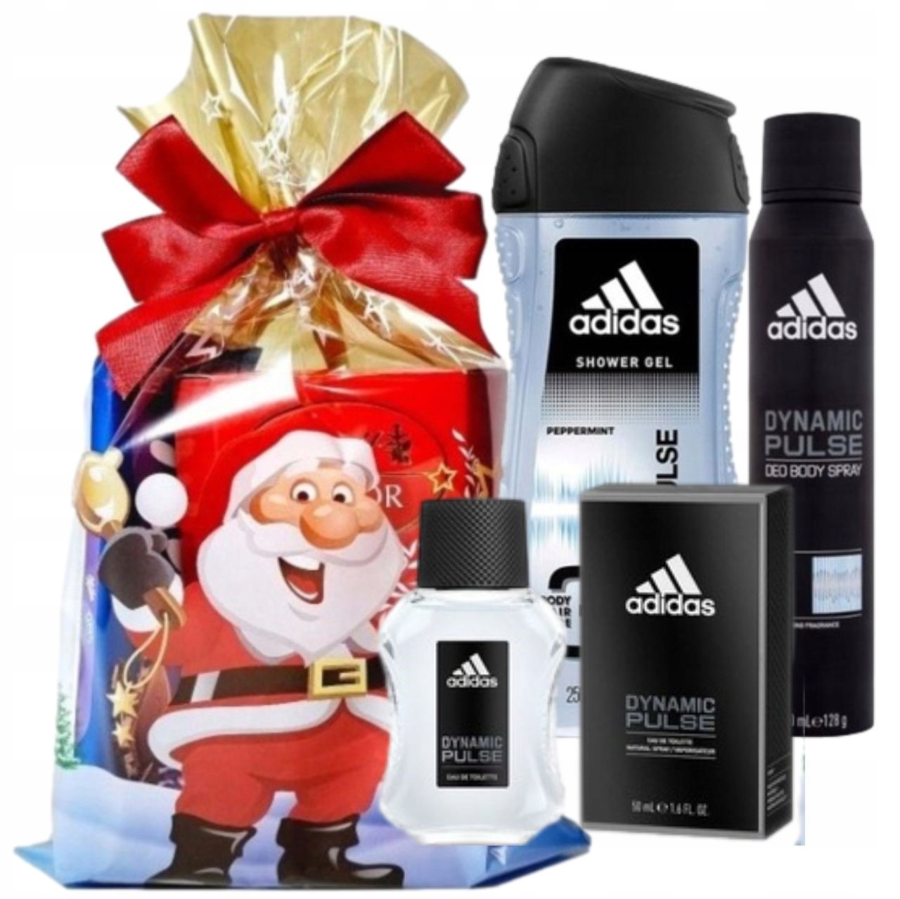 Adidas Dynamic Pulse dárková sada pro chlapce gel 3v1 deodorant voda