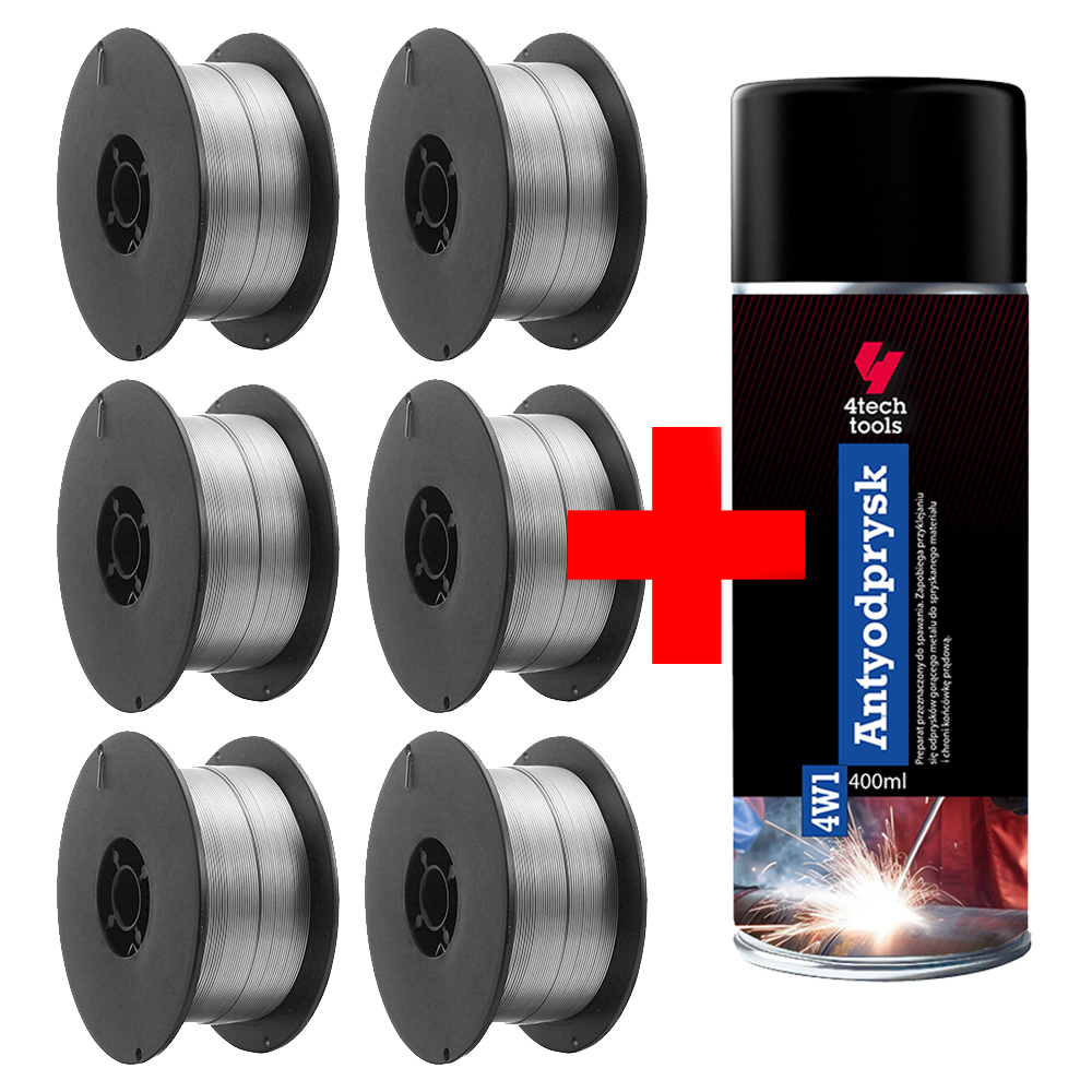 Tysweld Samoochranný drát 0,8 mm 6 kg Bonus Set