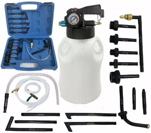 Sada 10 L Čerpadla A Adaptérů Pro Výměnu Oleje V Automatické Převodovce