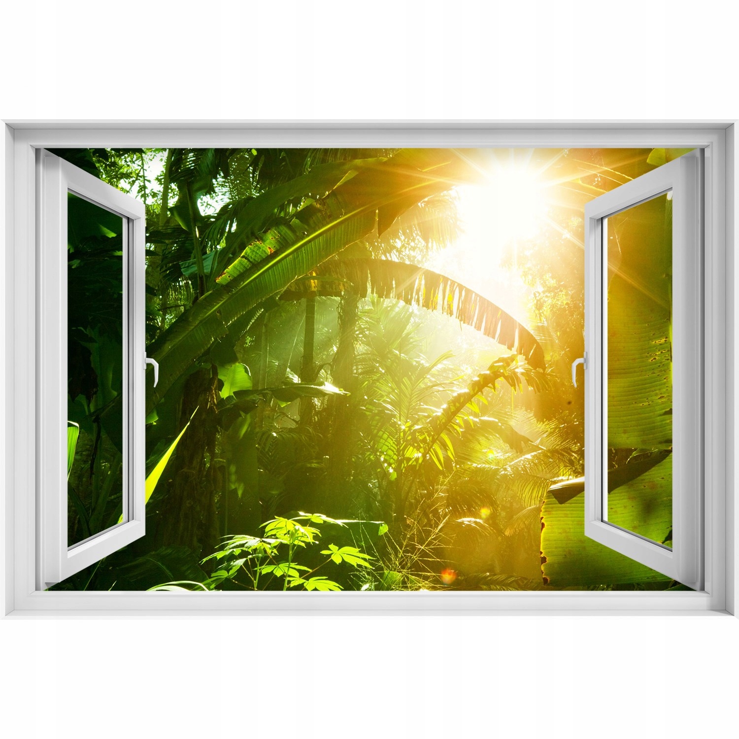 

Okleina na ścianę Okno 3d Dżungla w Wietnamie