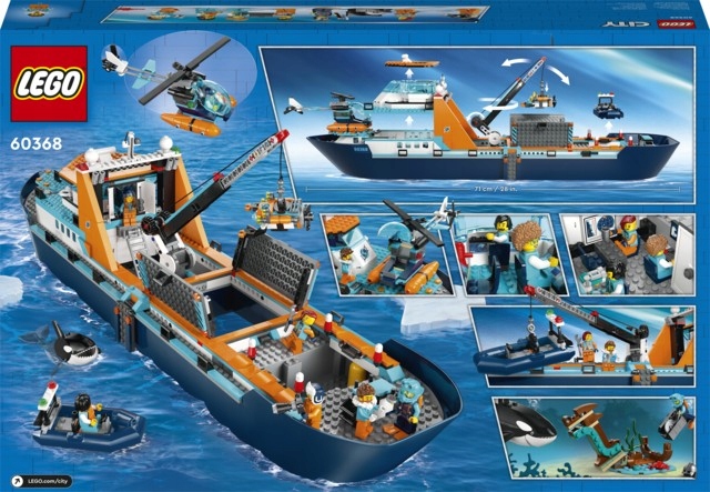 LEGO - CITY - ŁÓDŹ BADACZA ARKTYKI - 60368 Marka LEGO