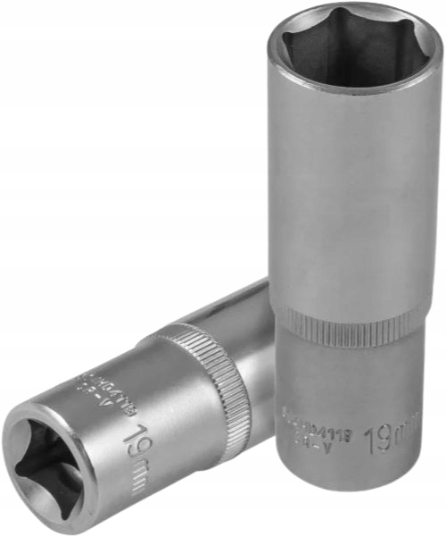 

Nasadka Długa Klucz 19 mm 1/2' 6-kąt Jonnesway
