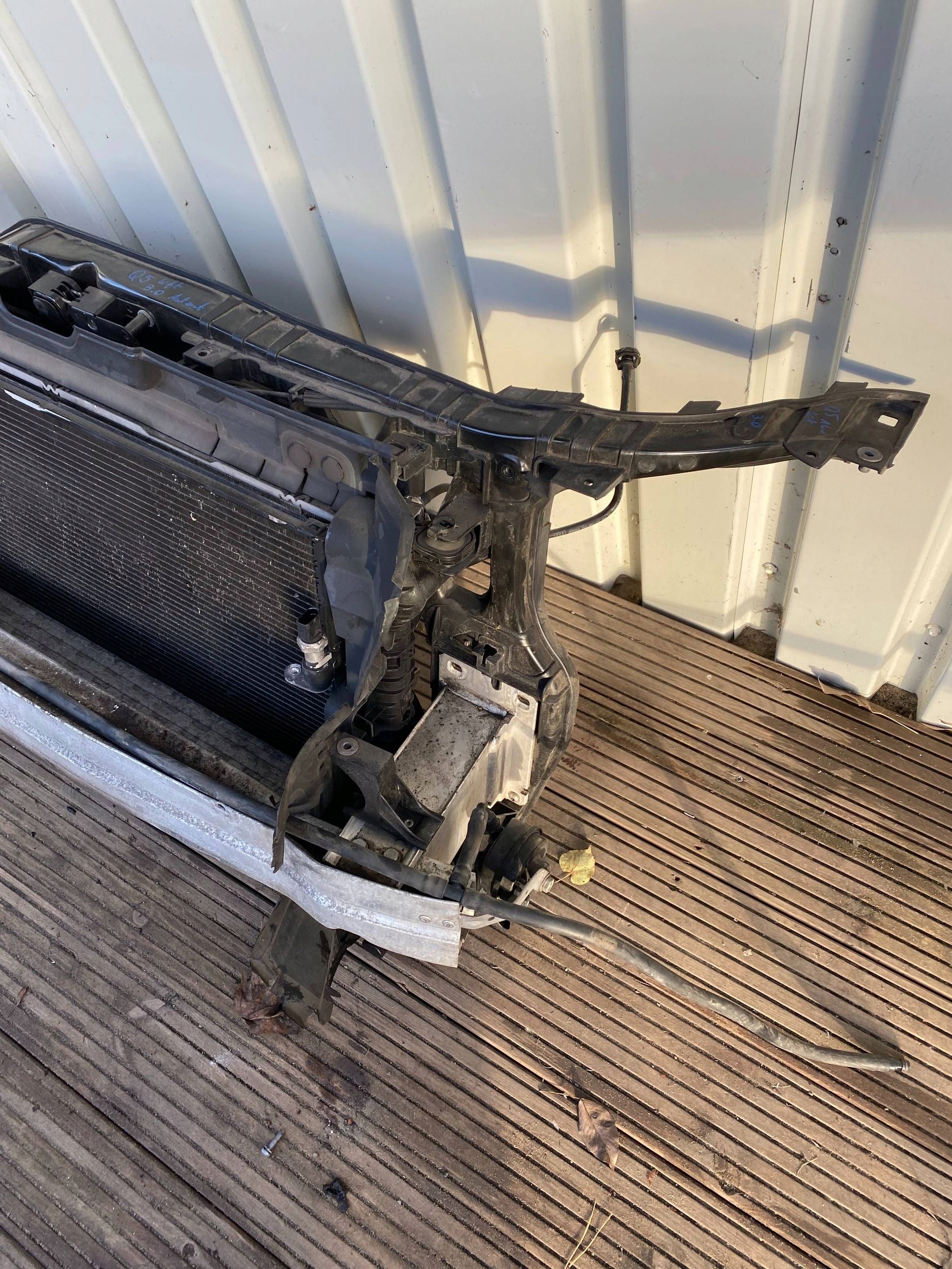 AUDI Q5 LIFT 3.0 TDI 4x4 complete support panel for radiators radiator sider pillar