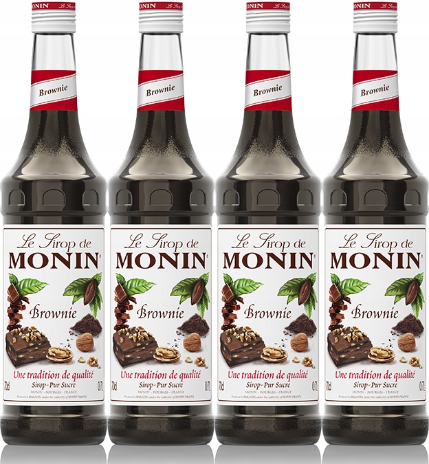 Syrop do kawy Monin Brownie 700 ml x4