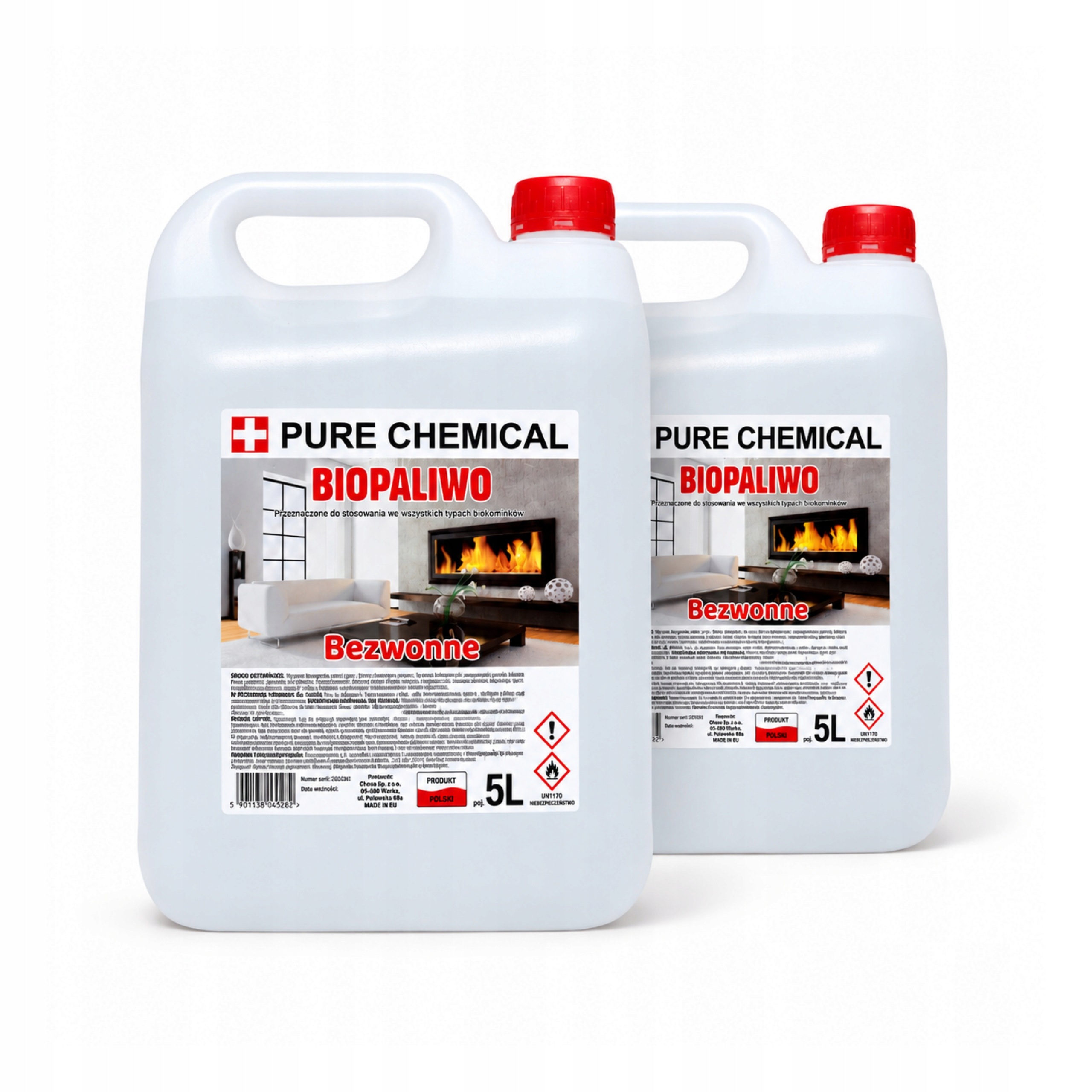 Biopalivo pro biokrb 10 L (5lx2) bez zápachu Atest Pzh Bez Kouřového bioethanolu