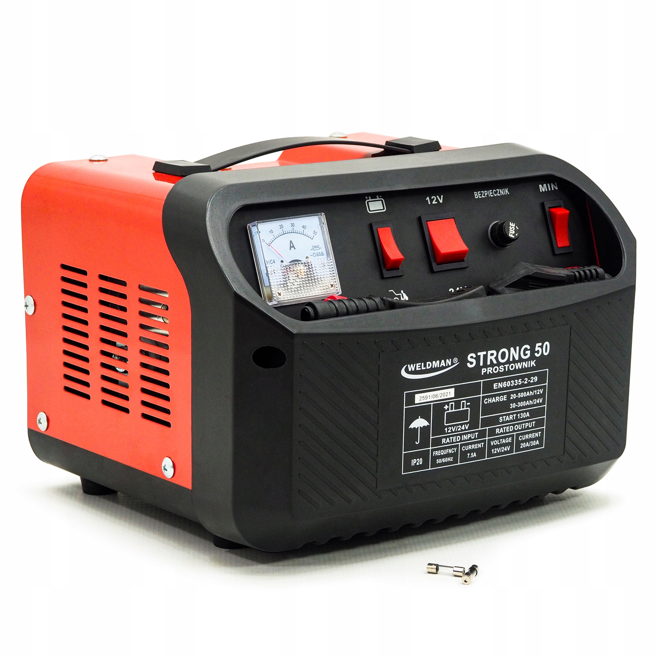 ВЫПРЯМИТЕЛЬ С ПУСКОВЫМ УСТРОЙСТВОМ WELDMAN STRONG 50 12V/24V