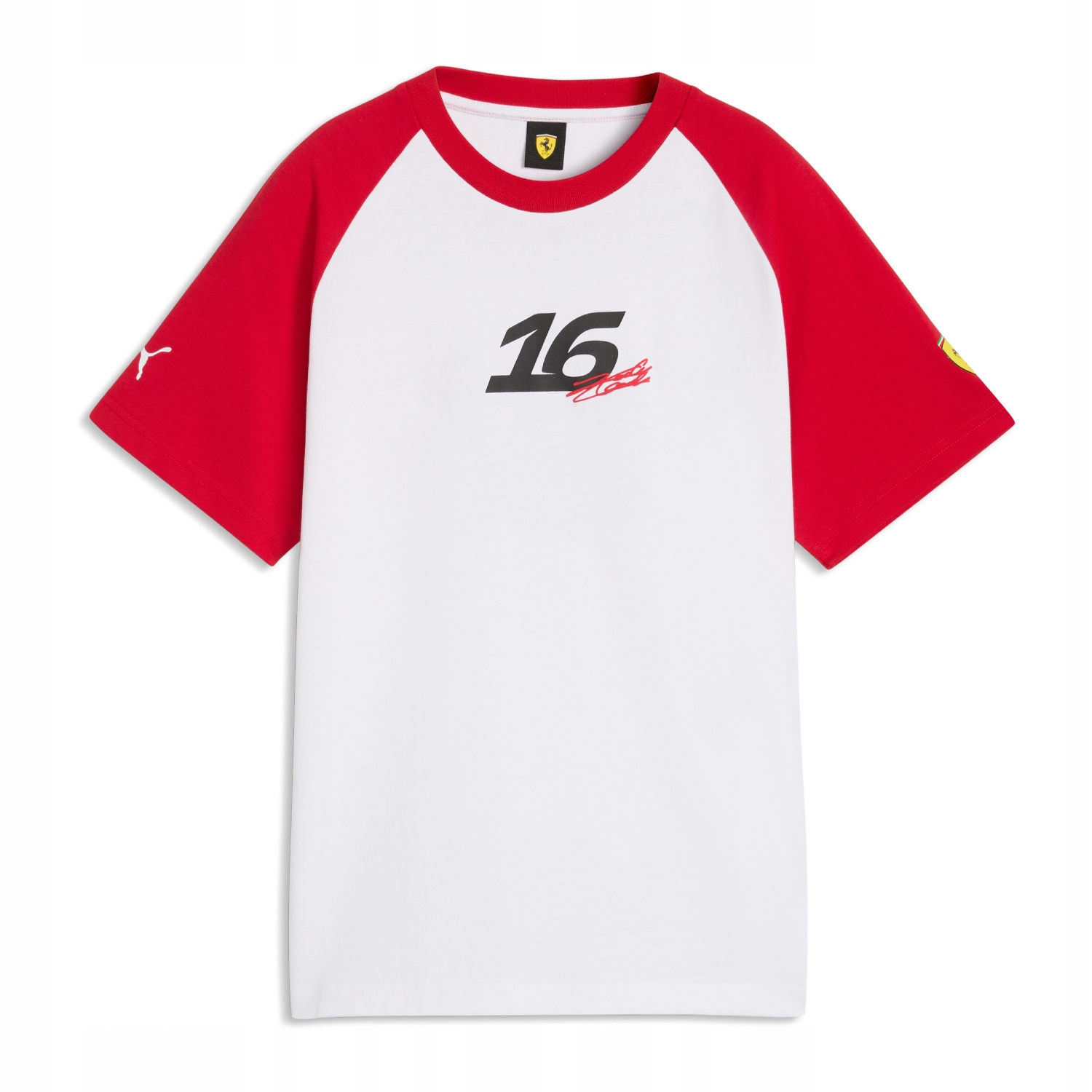 Tričko pánské bílé Leclerc Graphic Scuderia Ferrari F1 2026 (XL)