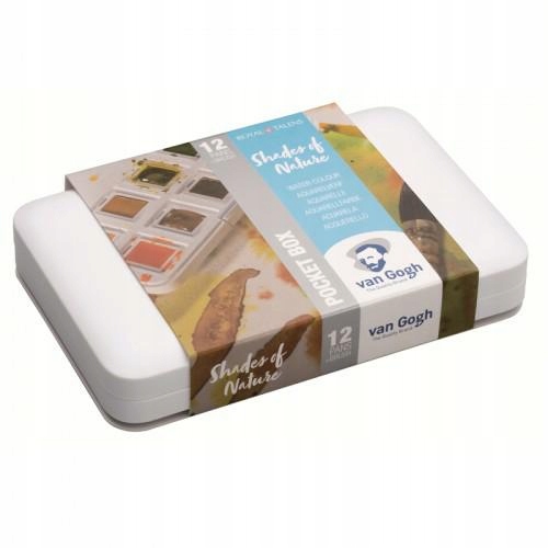 Akvarelové barvy Pocket Box 12 Naturevan Gogh Stín