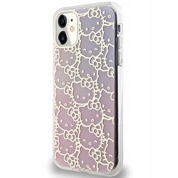 Hello Kitty Etui Do Iphone 11 6.1 Pokrowiec Z Głową Kotka Z Nadrukiem