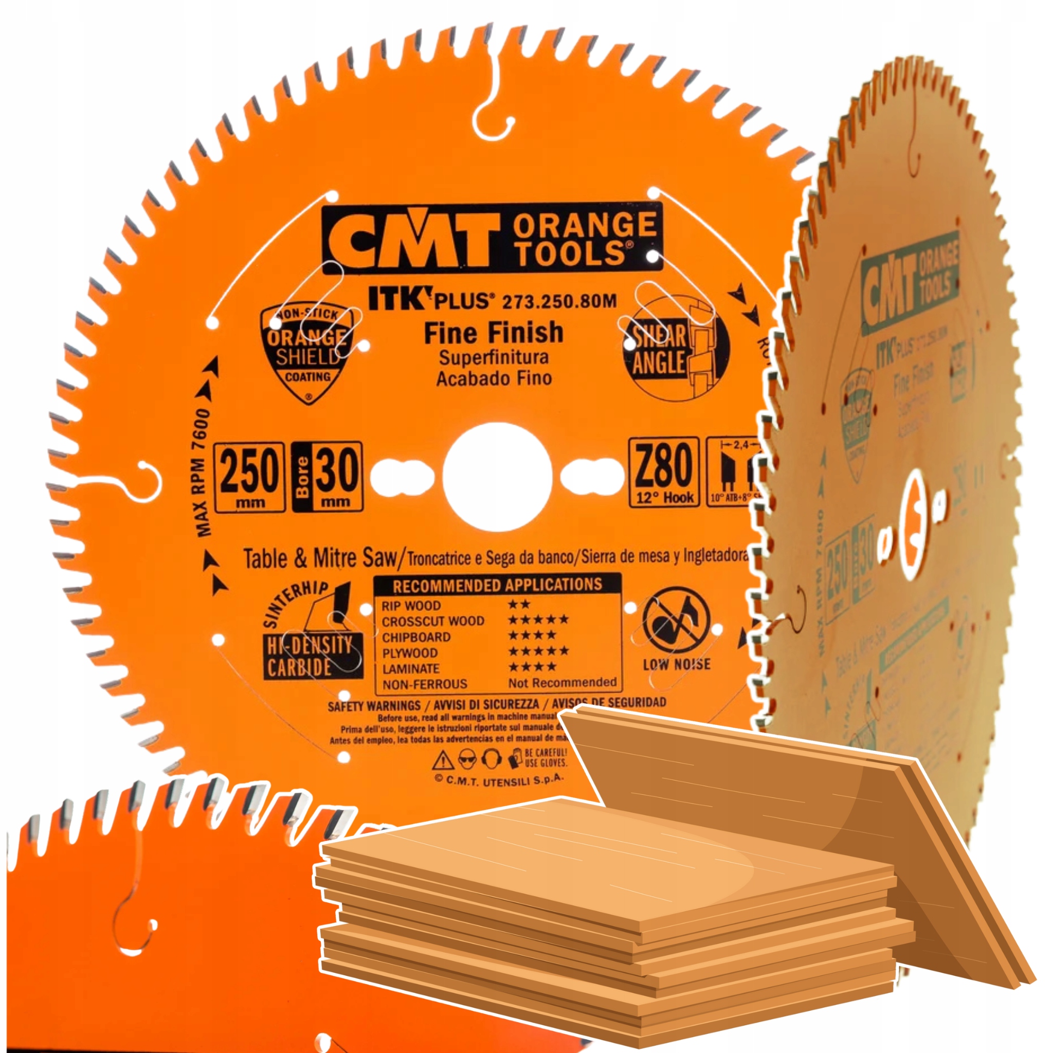 Tarcza Piła Cmt Do Drewna 273.250.80M 250X30 80Z Cięcie Poprzeczne Drewno