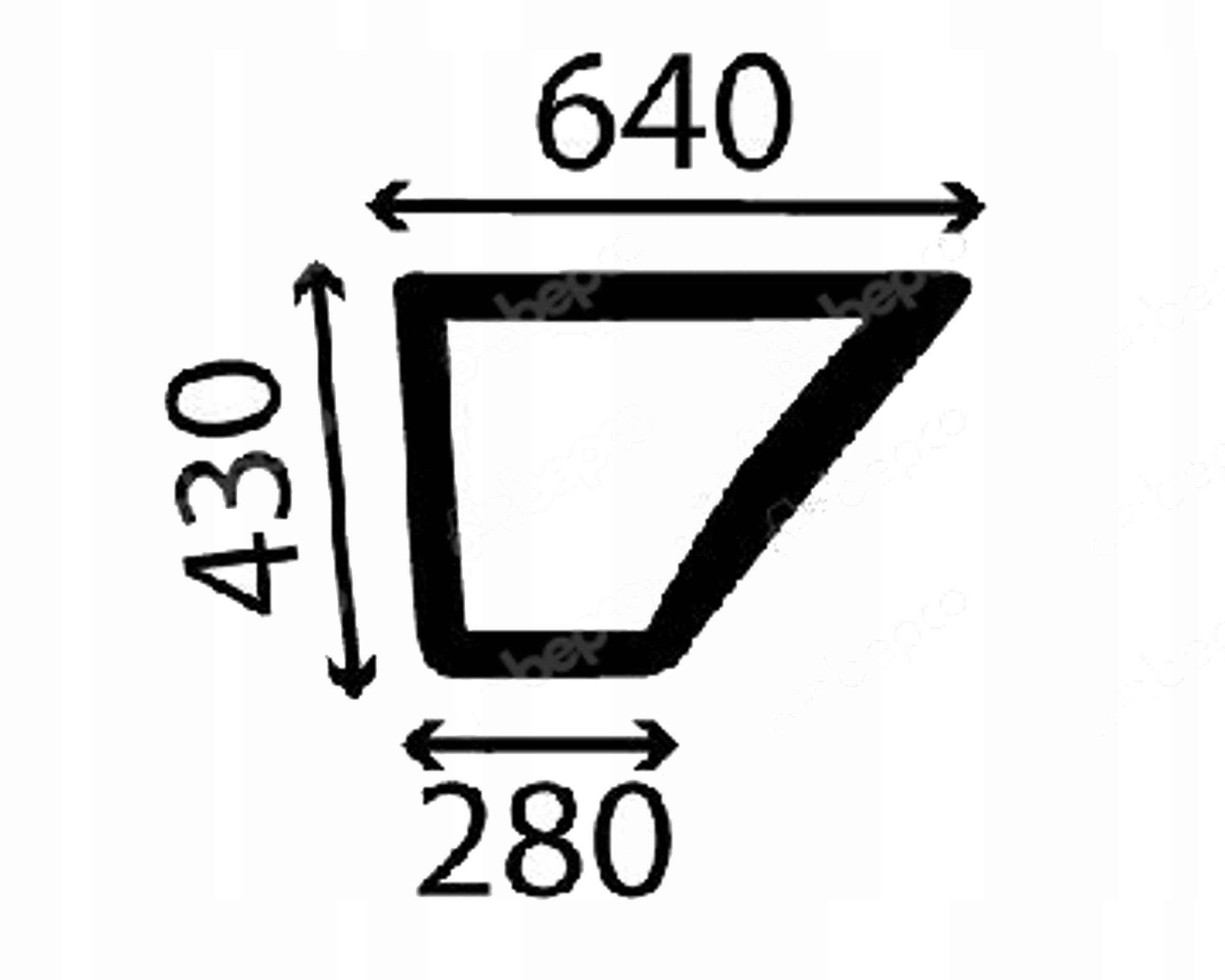 sklo Case dveře spodní levé s potiskem E48361