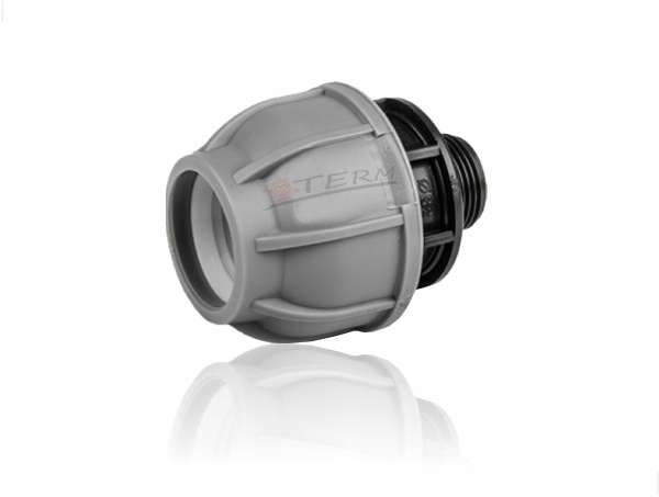 

Pe Złączka nypel skręcany rury nawadniania 25x3/4