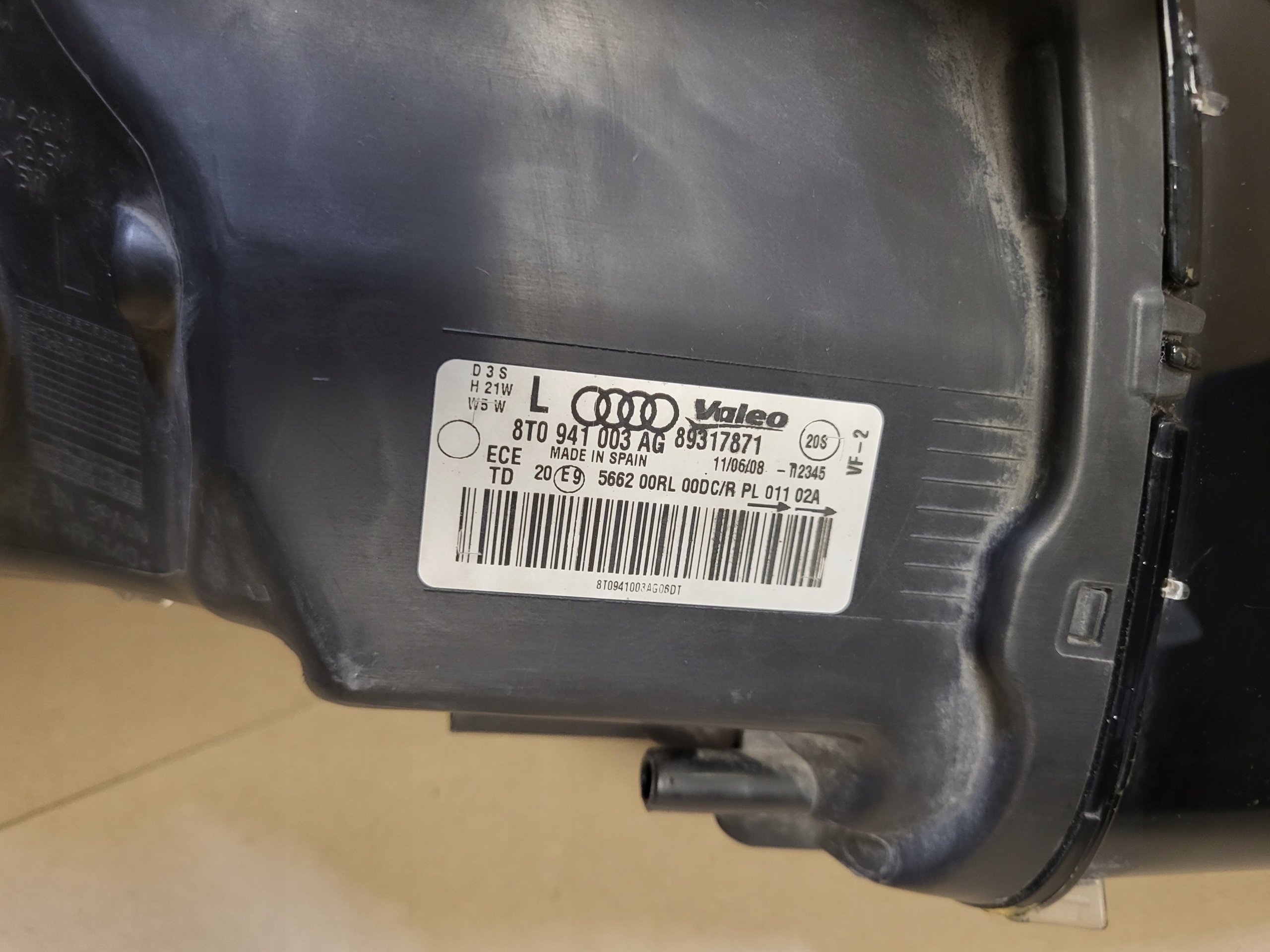 Frontscheinwerfer Audi A5 8T0941004AG Bi-Xenon Links Scheinwerfer Headlight - Thumbnail 12