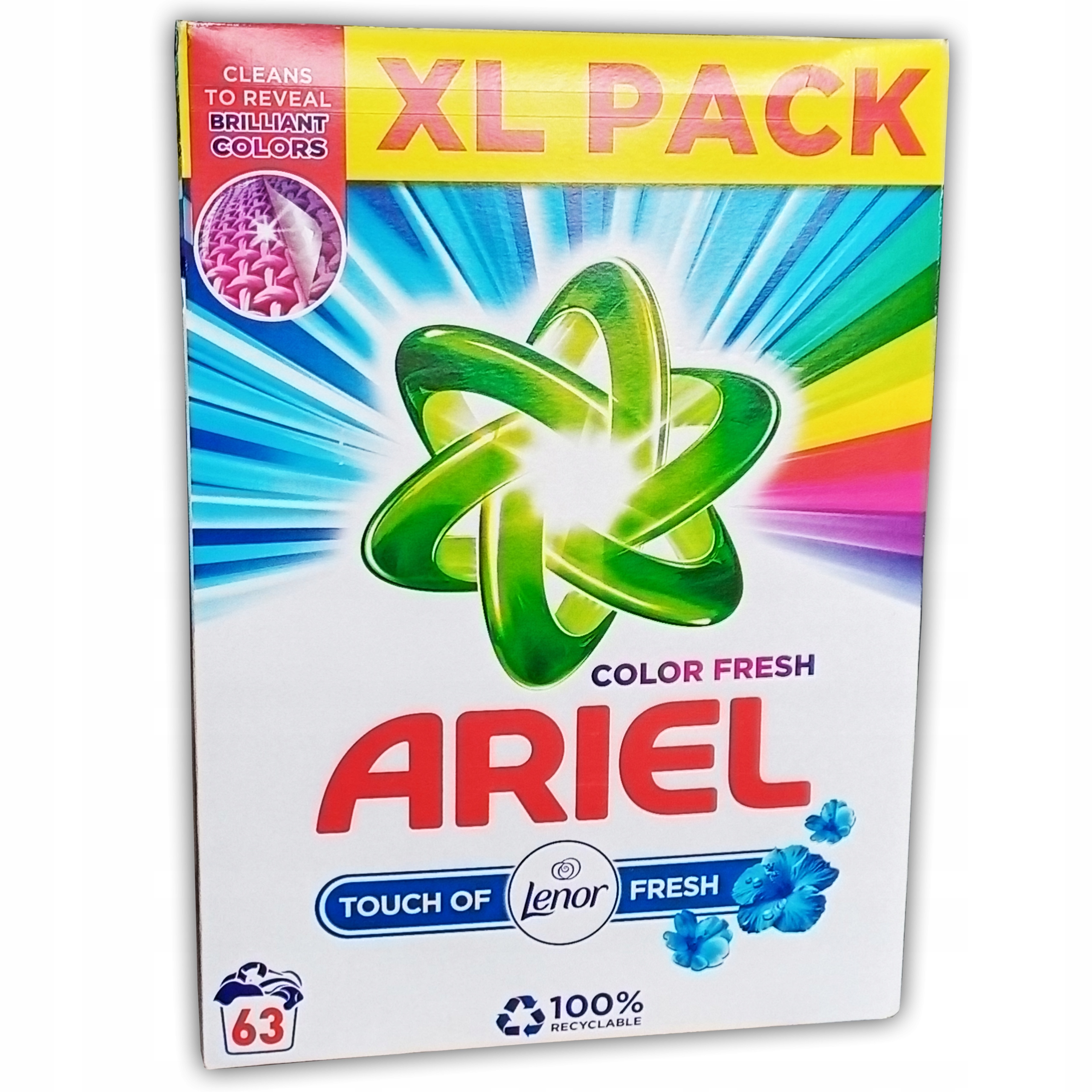 

Proszek Ariel color fresh Lenor 4,725kg = 63prania
