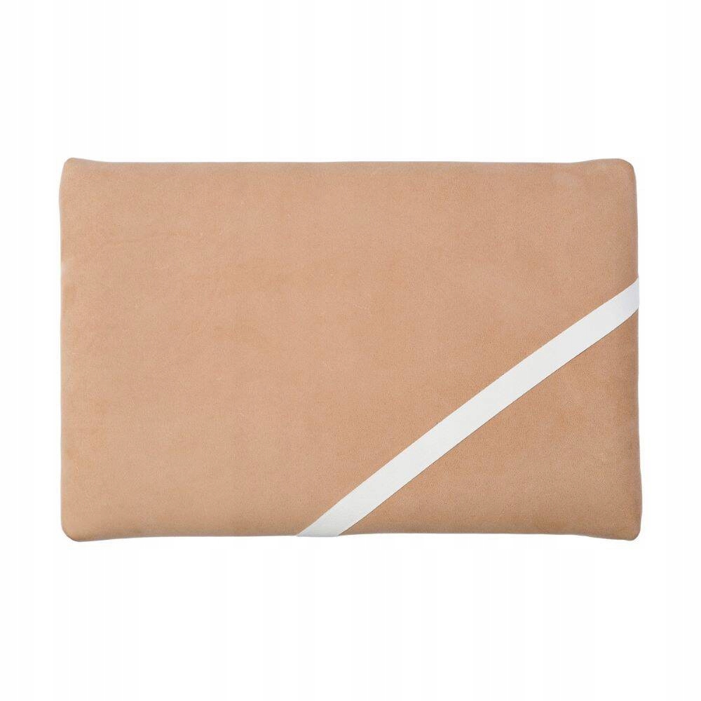 Polštář kožený zlatnický na okvětní lístky zlatý Renesans 18x28cm