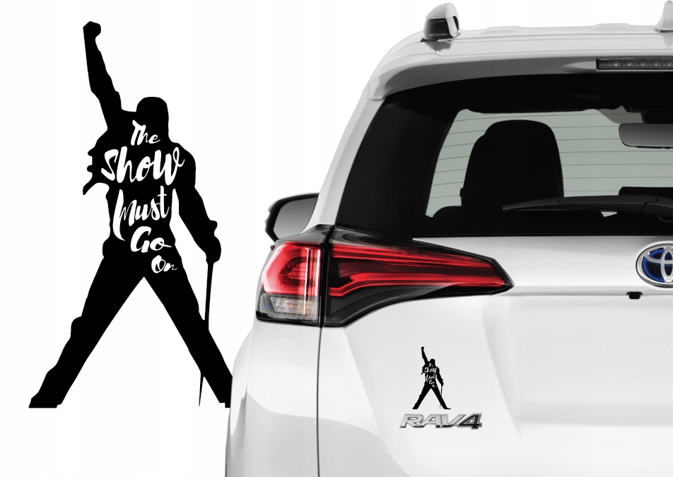 

Naklejka na samochód zespół Queen Freddie Mercury