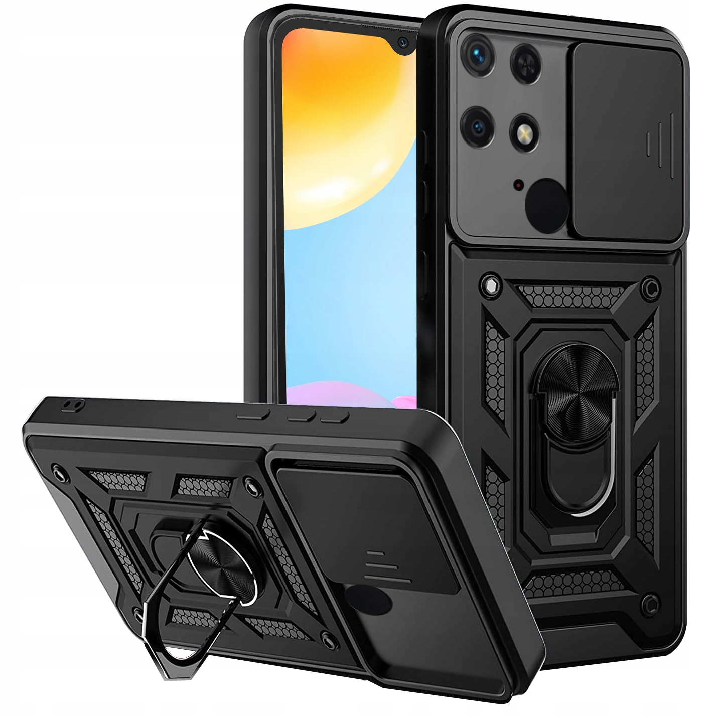 

Etui CamShield Ring do Xiaomi Redmi 10C Szkło