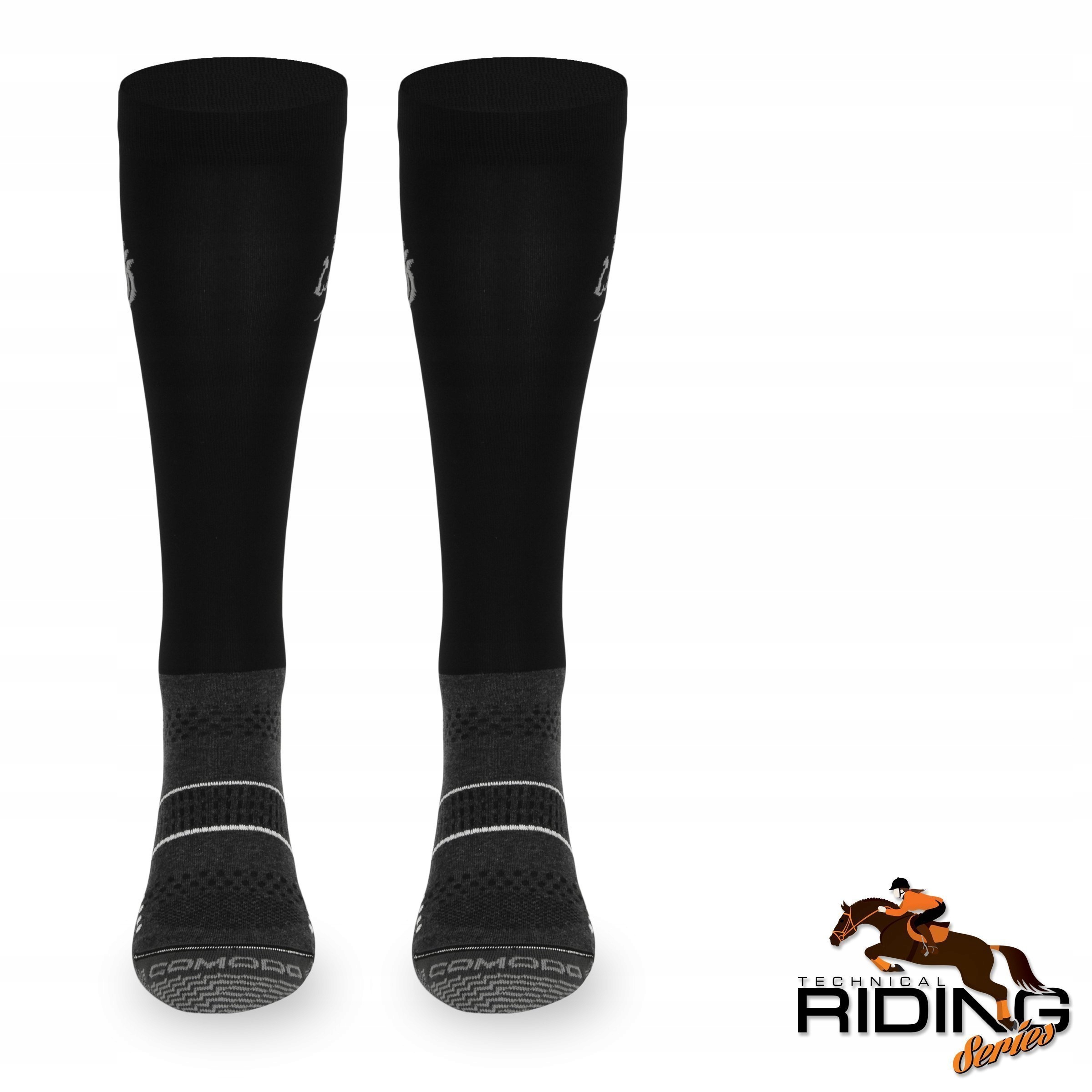Przewiewne podkolanówki jeździeckie z mikrofibry Marka Comodo