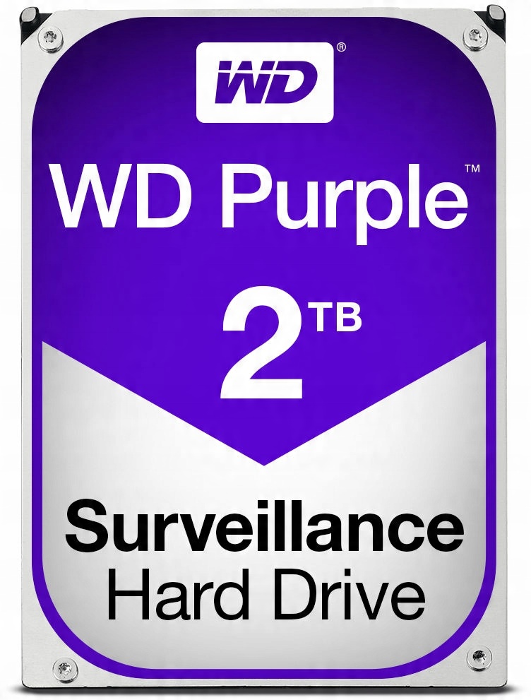 

Hdd 3.5 SATA3 Wd WD20PURX Purple 2TB 24x7