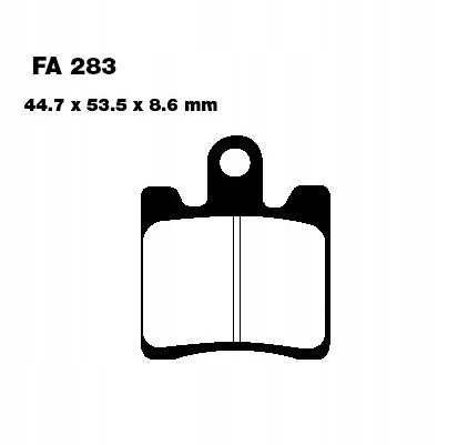 Brzdové Doštičky Hh Sint Scooter SFA283/4HH