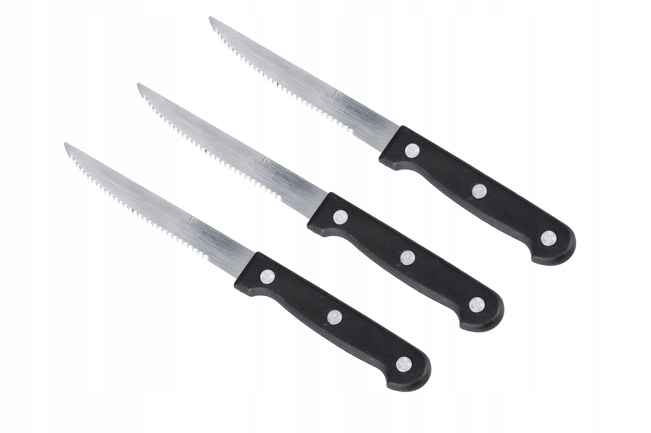 Sztućce do grilla steków pizzy burgerów 12 el. Liczba elementów w zestawie 12